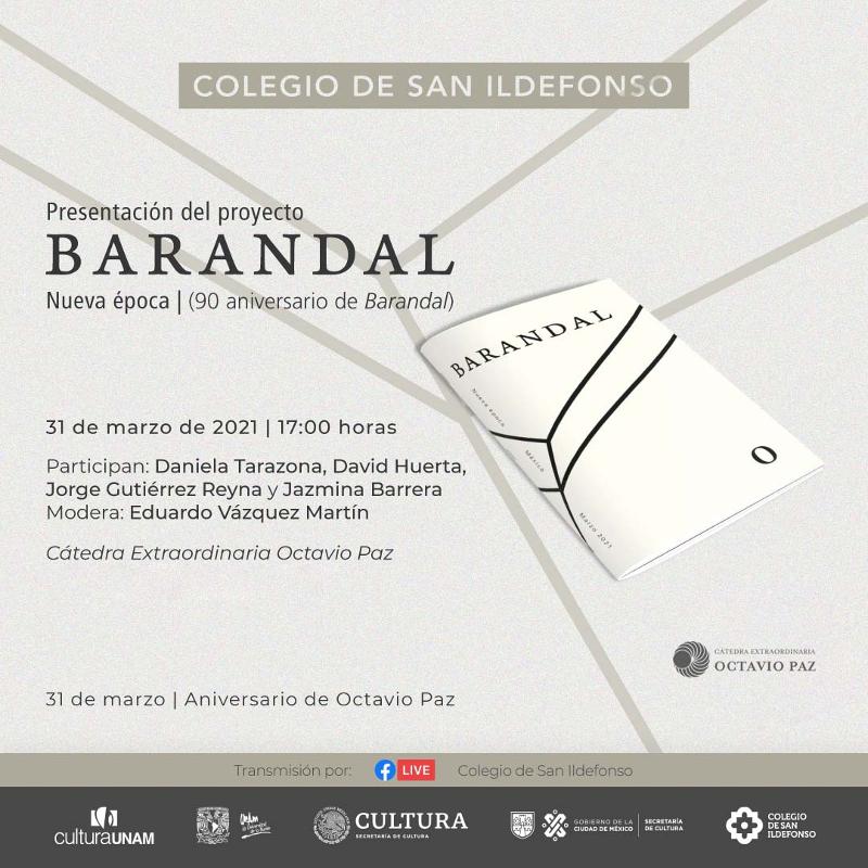 Cátedrá Extraordinaria Octavio Paz_Presentación de Proyecto Revista Barandal. Nueva época.jpg.jpg