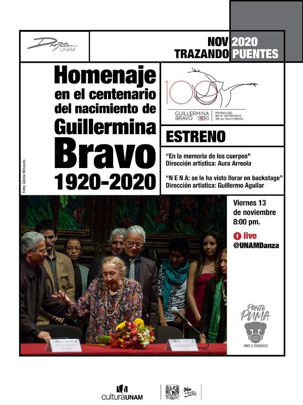 Danza UNAM_Homenaje en el centenario de Guillermina Bravo 1920-2020.jpg.jpg